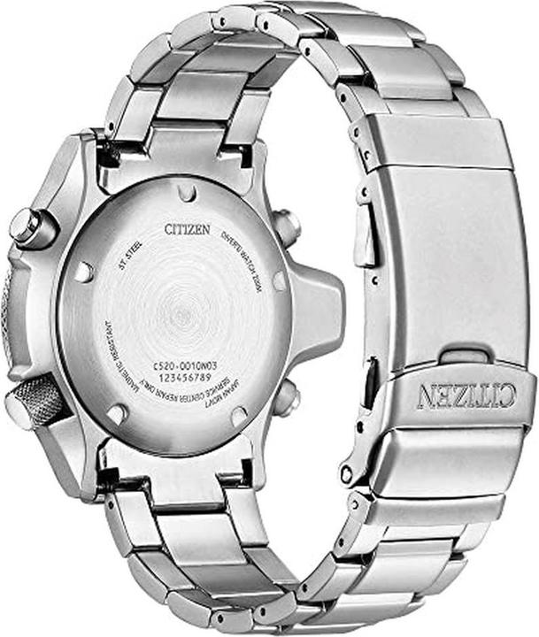 Image du produit Citizen JP200067L Montre de plongée analogique pour homme Quartz, cadran bleu (Montre de plongée, 50 mm)