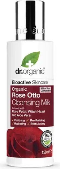 Produktbild Dr. Organic Rose Otto Cleansing Milk (150 ml) (Reinigungsmilch, 150 ml)