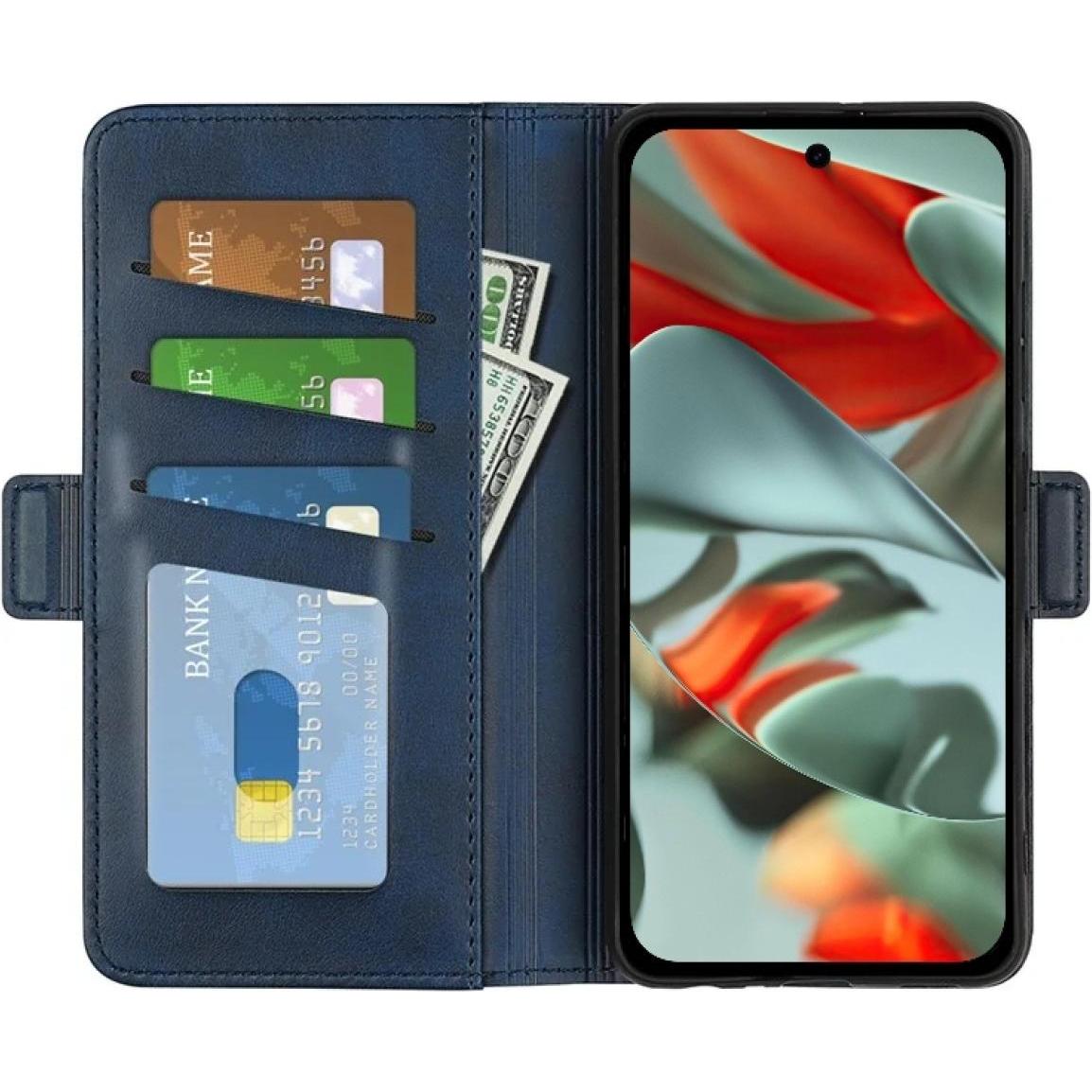 Screenguard CardLounge Google Pixel 9 Pro Leder Hülle (Google Pixel 9 Pro), Smartphone Hülle, Blau