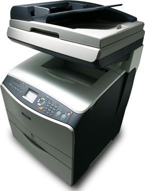 Actual product image Epson CX21NF, colour laser printer/scanner/copier/fax (Laser, Colour)