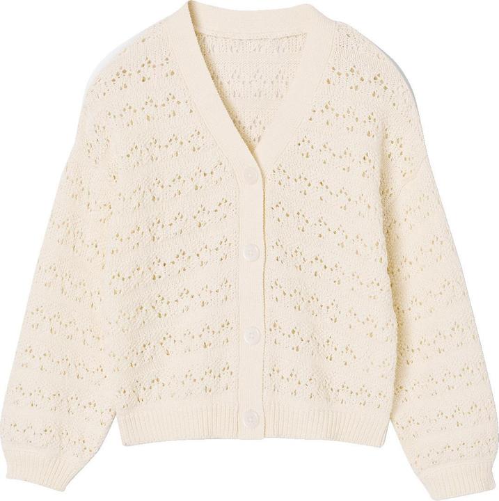 Image du produit Vertbaudet Cardigan aus Ajourstrick Mädchen (128)