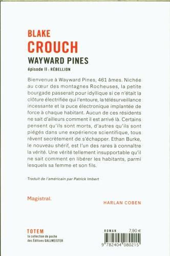Image du produit Wayward Pines (Français, Blake Crouch, 2024)