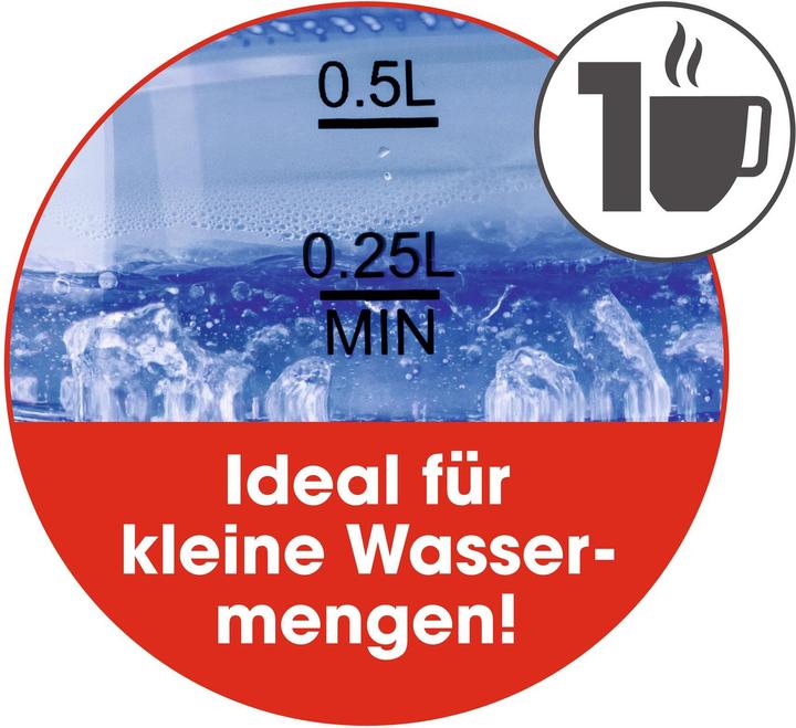 Produktbild Gourmetmaxx Wasserkocher 1.7 l, Schwarz/Transparent (1.70 l)