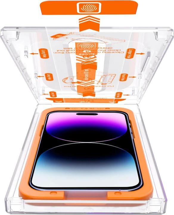 Produktbild Mobile Origin Privacy Screenwith easy applicator, 2 pack (2 Stk., Apple iPhone 15 Pro)
