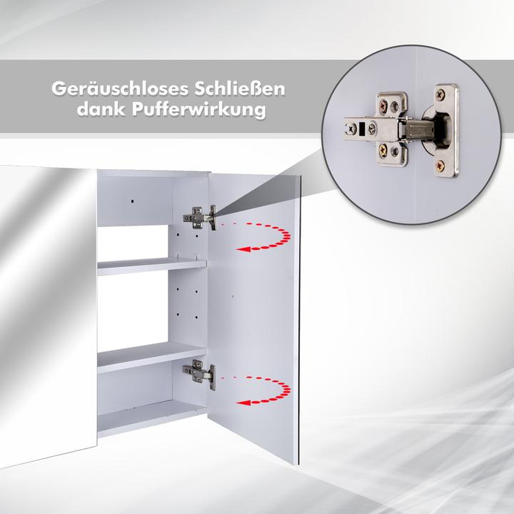 Actual product image Homcom Bathroom mirror cabinet (15 x 80 x 60 cm)