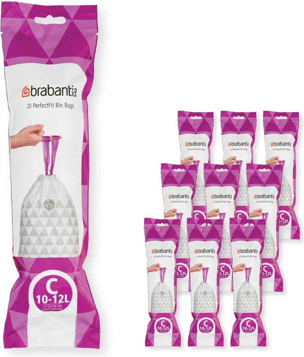 Actual product image Brabantia PerfectFit Bags (20 x, 12 l)