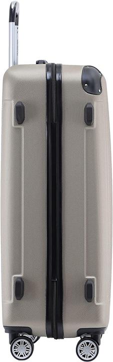 Actual product image Beibye 3pcs Travel Case, Champagne (110 l)