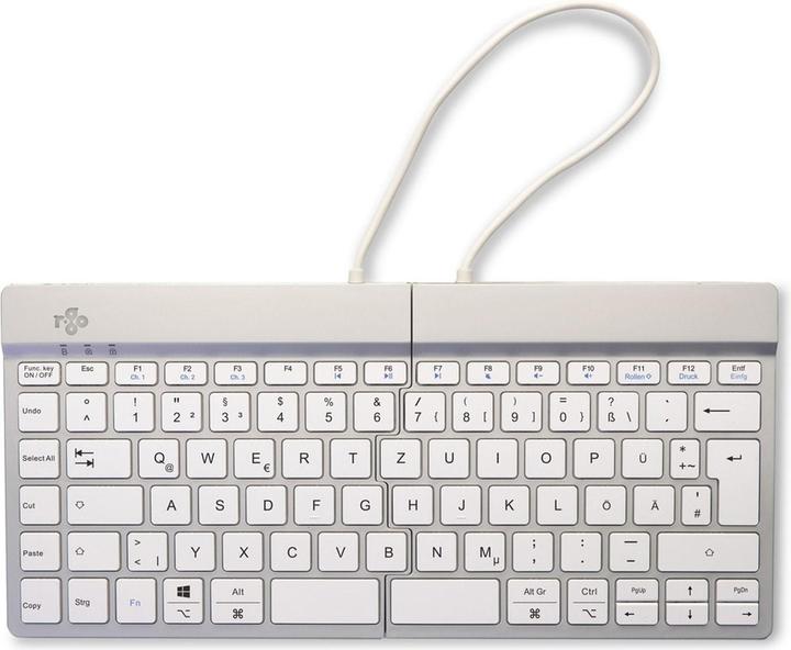 Produktbild R-Go Tools R-Go Tastatur Split Break DE-Layout Bluetooth weiss (DE, Kabellos)