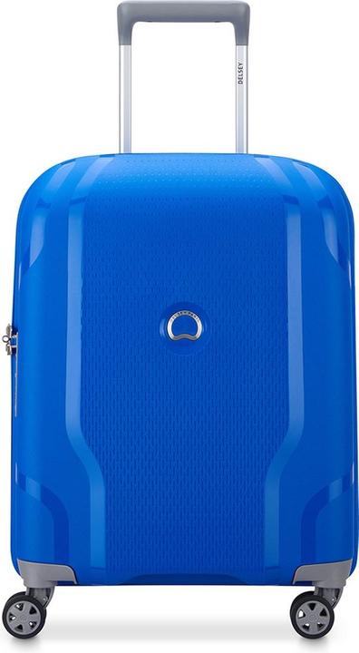 Actual product image Delsey Clavel 4 Wheel Slim Handbagage Trolley 55 cm Blue