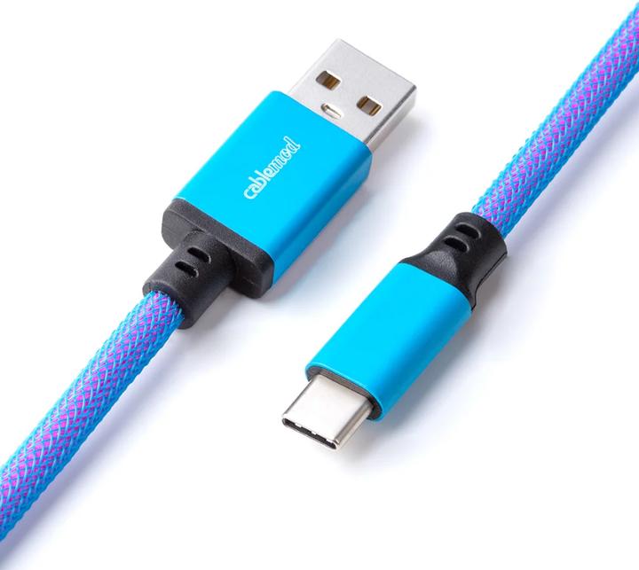 Image du produit CableMod Câble clavier pro cilié USB-C vers USB type A, Galaxy (1.50 m, USB 2.0)