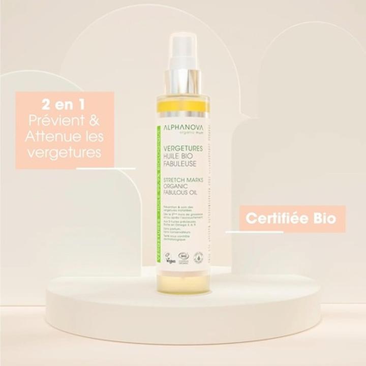 Produktbild Alphanova Santé Huile Vergetures Fabuleuse Bio (100ml) (Körpercreme, 100 ml)