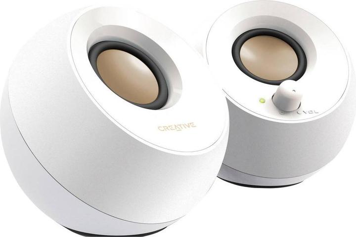 Actual product image Creative Pebble SE RGB Stereo speaker, white
