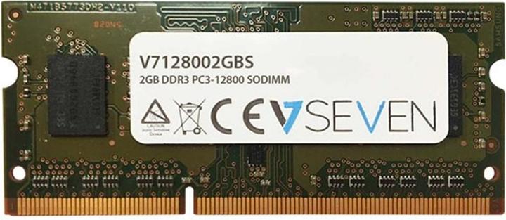 V7 2GB DDR3 1600MHZ CL11 (1 x 2GB, 1600 MHz, DDR3-RAM, SO-DIMM)