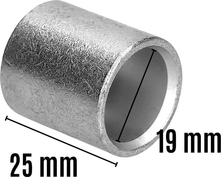 Produktbild Kalitec 10 Stück L30-P Parallelverbinder 150mm² I Verbinder unisoliert I Quetschverbinder blank I Ka