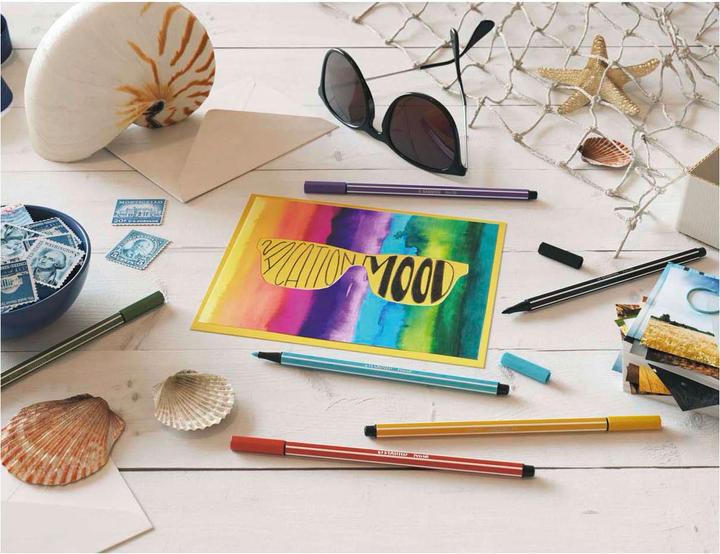 Productafbeelding STABILO Pen 68 Premium viltstift (Geel, 1 x)