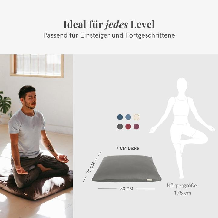 Immagine prodotto Lotuscrafts Meditationsmatte Zabuton (7 cm)