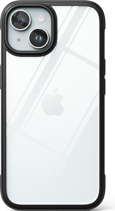 Actual product image Ringke iPhone 15 Plus Case Fusion Bold Clear/ Black (Apple iPhone 15 Plus)