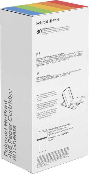 Actual product image Polaroid Hi-Print 4x6 Paper Cartridge - 80 Sheets