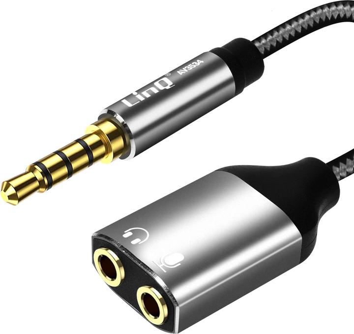 Produktbild LinQ AV3534 Audiosplitter (3.5mm Klinke, 3.5mm Klinke)