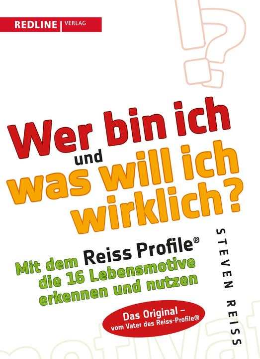 Produktbild Wer bin ich und was will ich wirklich? (Deutsch, Steven Reiss, 2009)