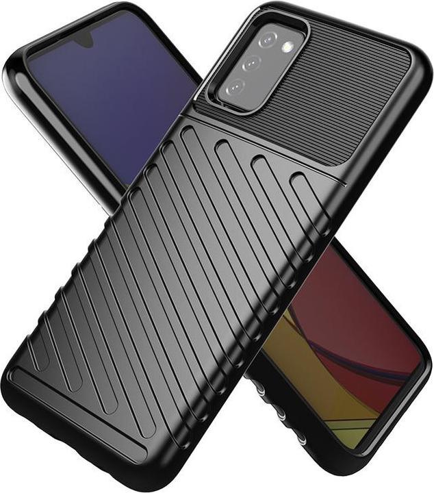 Image du produit Hurtel Thunder Case Flexible Tough Rugged Cover TPU Case pour Samsung Galaxy A03s noir (Samsung Galaxy A03s)