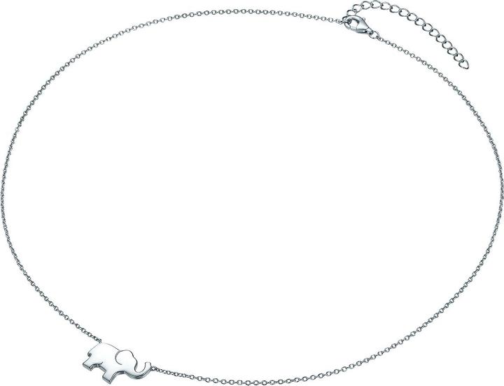 Image du produit Rafaela Donata Femme éléphant en argent sterling argent 40,0 cm chaîne de base + 5,0 cm d'extension - 33770 (Argent sterling rhodié, 40 - 45 cm)