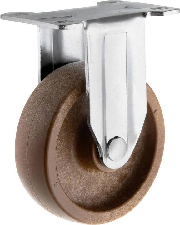 Toolcraft Fixed castor Polyamide and fibres Screw-on plate