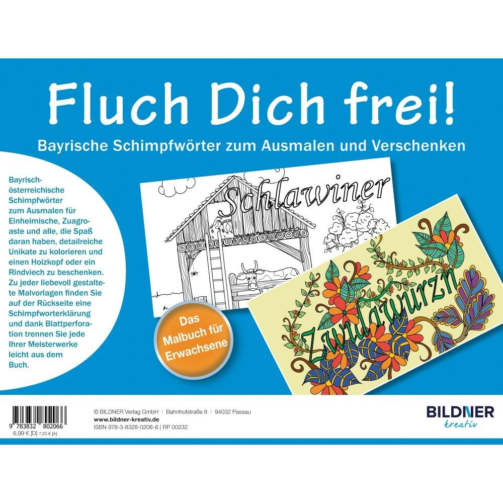 Thumbnail - Bildner Das Malbuch für Erwachsene: Fluch Dich frei