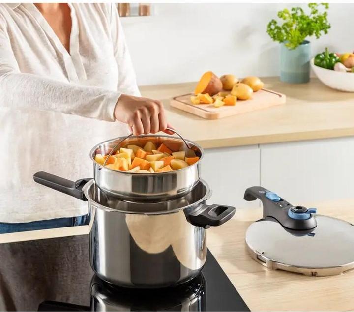Produktbild Tefal Sicherer Schnellkochtopf (Dampfkochtopf, Edelstahl)
