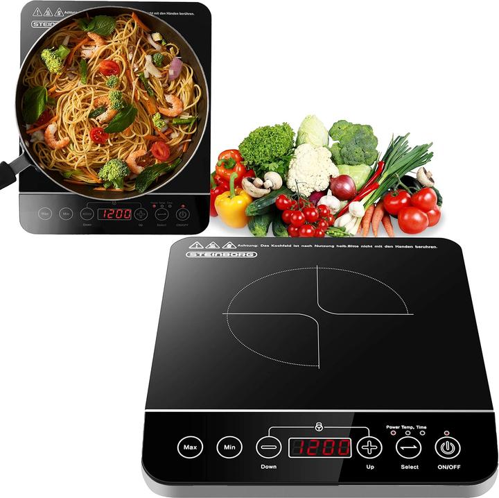 Actual product image Steinborg Induktionskochplatte mit Touch Bedienfeld