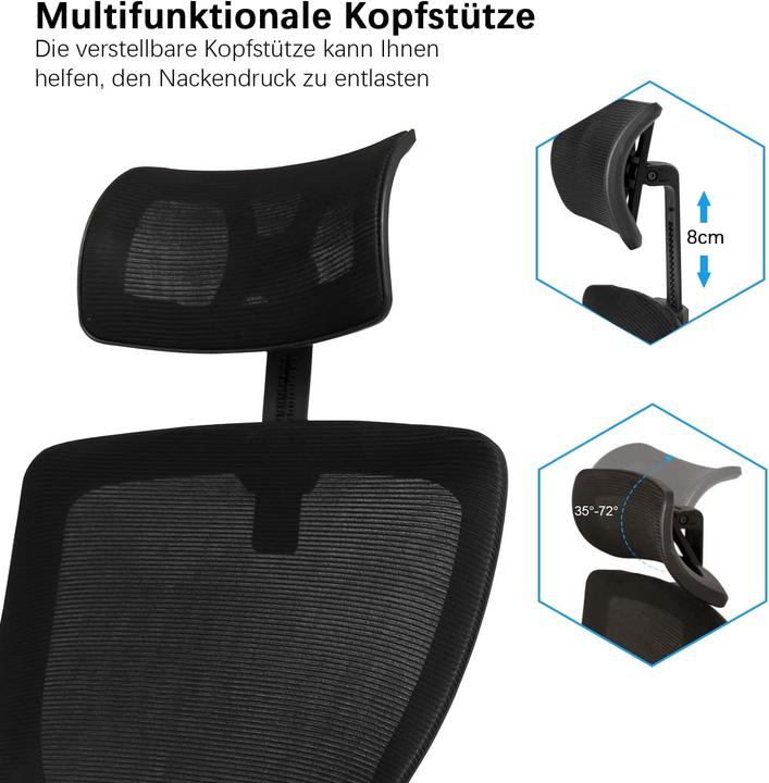 Actual product image Durrafy Adjustable desk chair