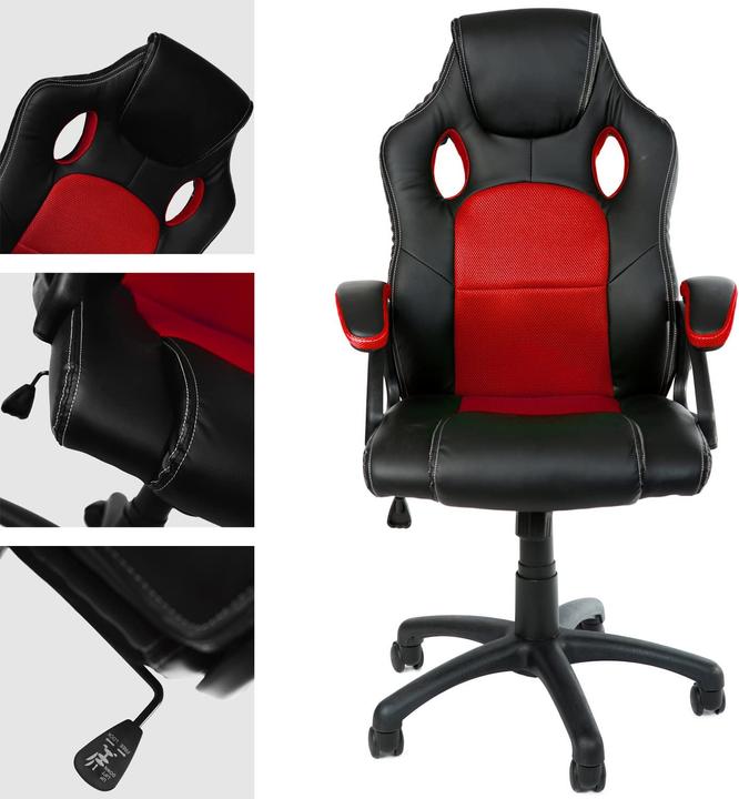 Immagine prodotto Panorama24 Sedia da scrivania, arancione (48 - 57 cm)