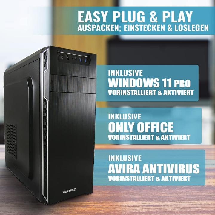 Produktbild Greed Multimedia PC (i7 4790, 16GB Ram, 240GB SSD, 1TB HDD)