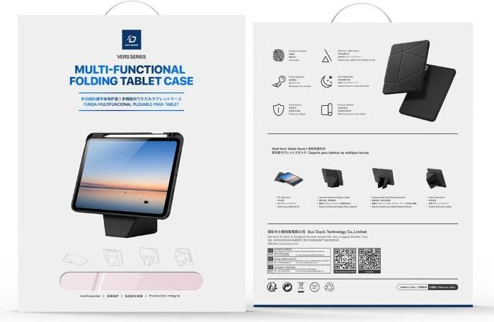 Produktbild Samsung Galaxy Tab S11- Ducis Vers Series, aufstellbares Flip-Etui, Pink (Samsung Galaxy Tab S11)