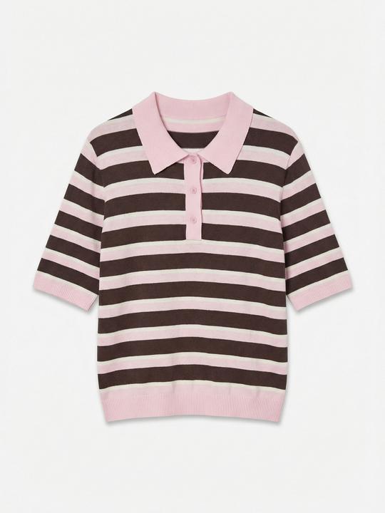 Produktbild Vero Moda AWOLINE Gestricktes Poloshirt Strickpullover (L)