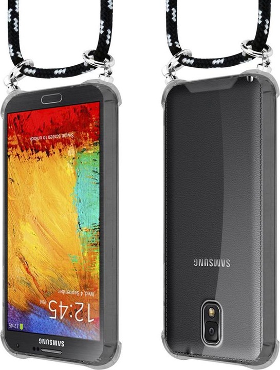 Produktbild Cadorabo TPU Handy Kette SILBER Cover