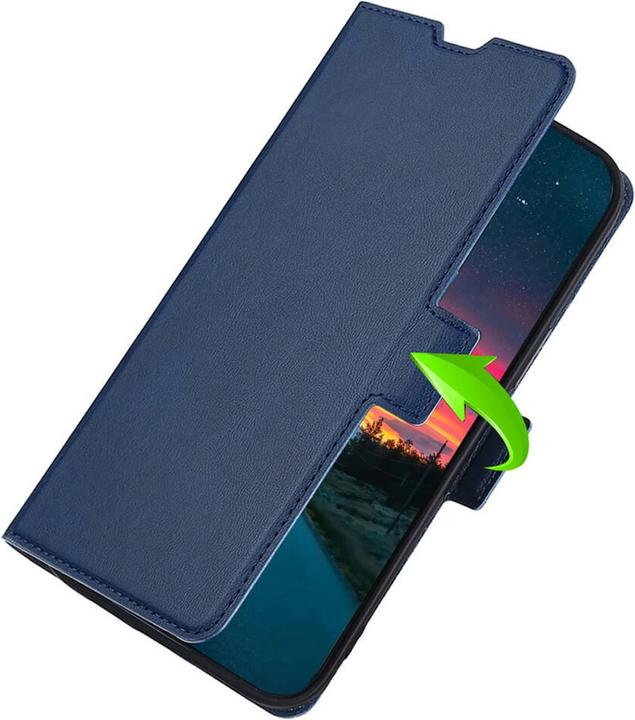 Produktbild Cover-Discount Huawei nova 9 SE - Stand Flip Case Hülle blau