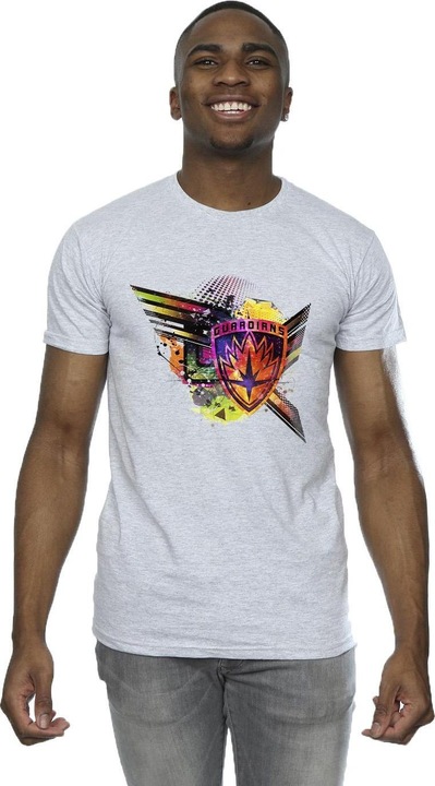 Immagine prodotto Guardians Of The Galaxy Abstract Shield Chest Maglietta Uomo (M)