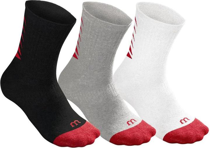 Wilson Crew Socks Multicolor Junior (3x) (31, 34)