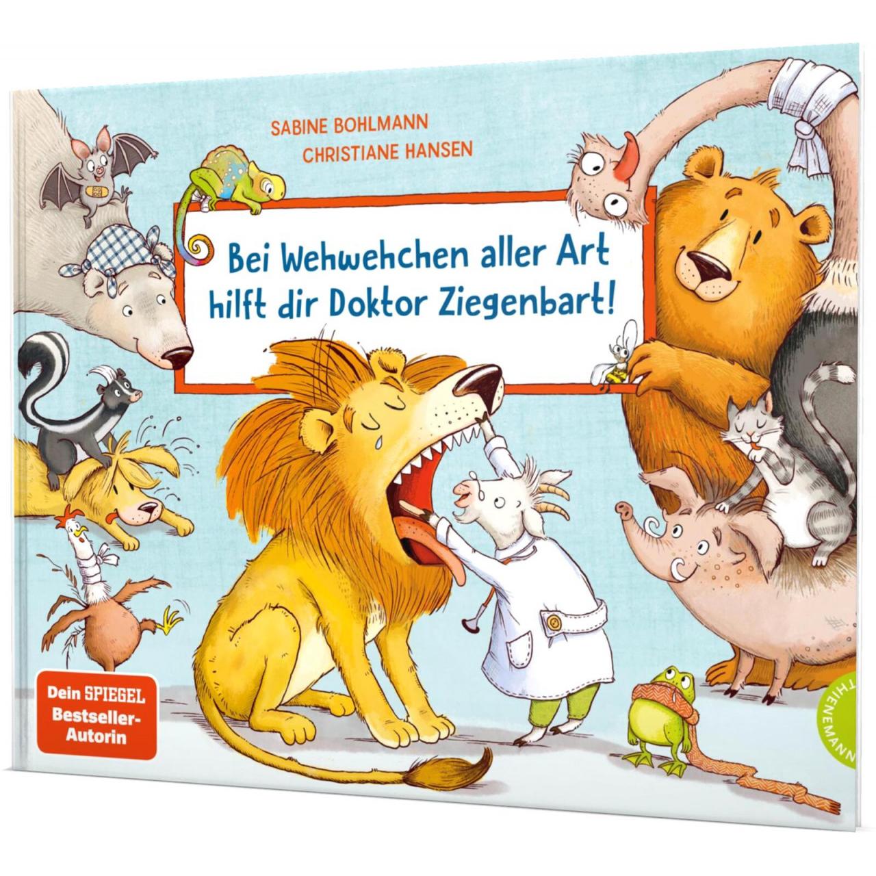 Bei Wehwehchen aller Art hilft dir Doktor Ziegenbart!, Kinderbücher von Sabine Bohlmann
