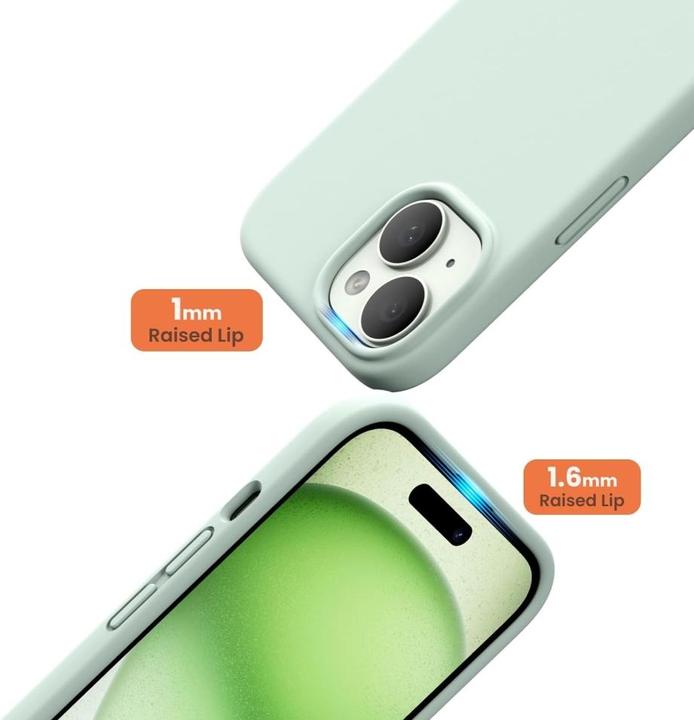 Produktbild Screenguard Apple iPhone 15 Plus Liquid Silicone Case Hülle (Apple iPhone 15 Plus)
