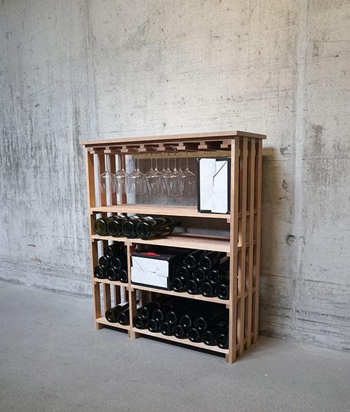 Image du produit CaveauStar Casier à vin (52 bouteilles)