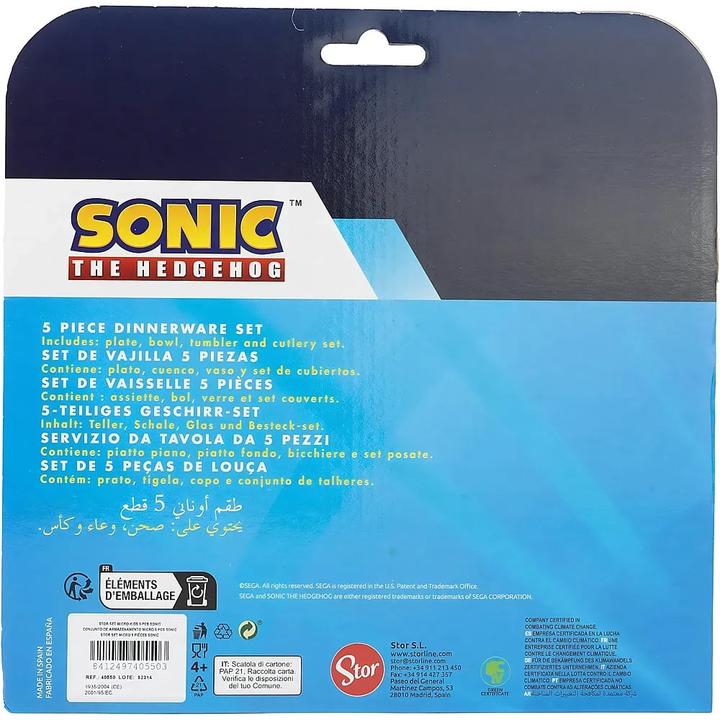 Actual product image Stor Sonic - Geschirr-Set 5-teilig