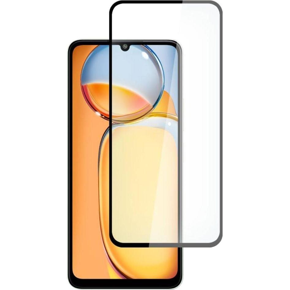 Screenguard Xiaomi Redmi 13C Full Screen Panzerglas Schutzfolie 2.5D 9H (1 Stück, Xiaomi Redmi 13C), Smartphone Schutzfo...