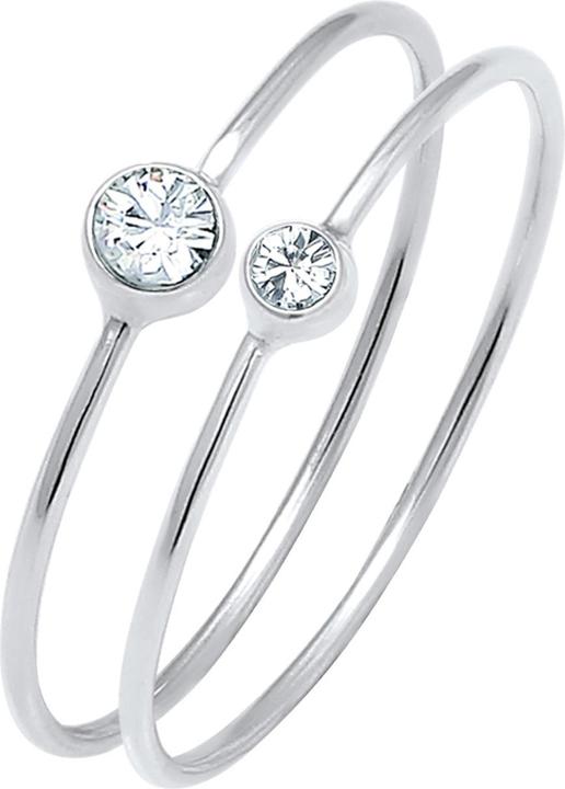 Produktbild Elli Ring Set, Solitär-Ring (50, 925 Silber)
