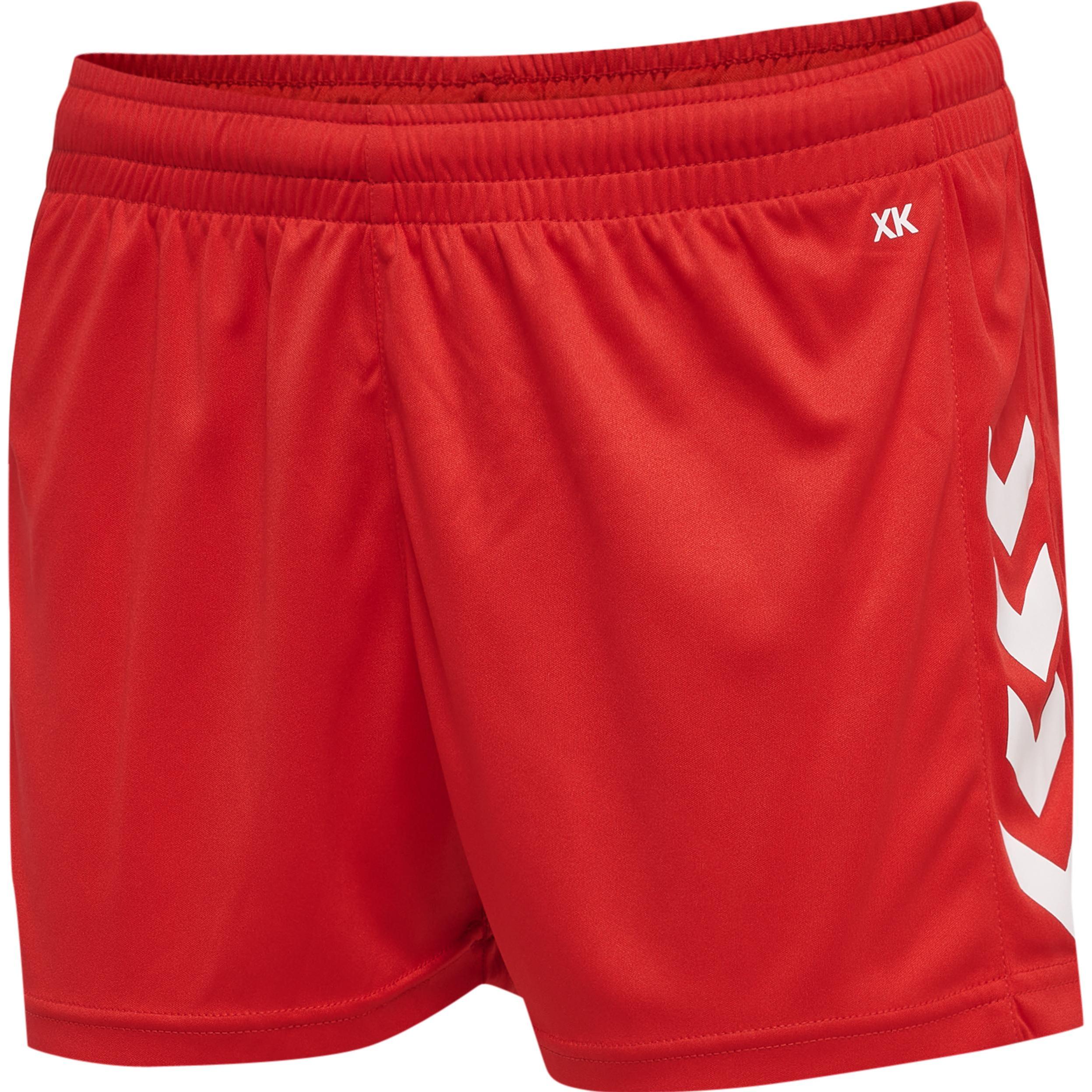 hummel, Damen, Sporthose, Core Xk Poly Shorts Woman (L), Rot, L