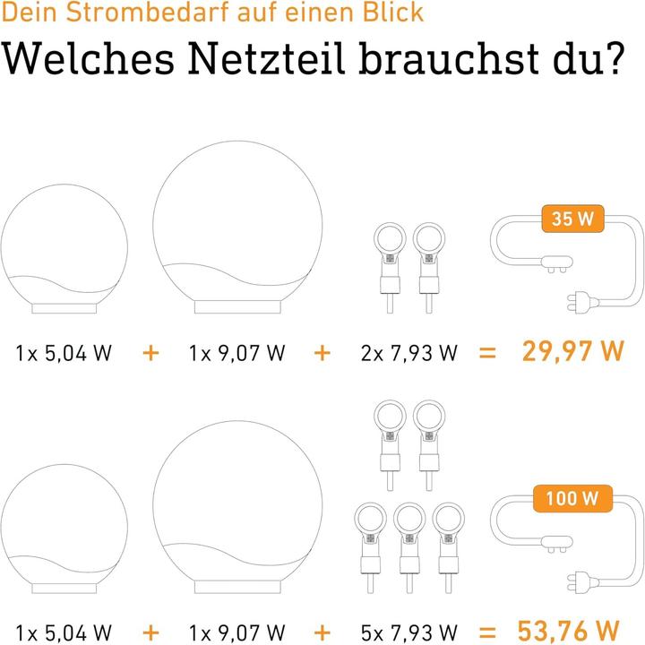 Image du produit Steinel LED Aussenleuchte Kugel 30cm (655 lm, IP65)