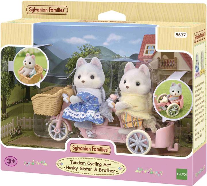 Image du produit Sylvanian Families Tandem Cycling Set -Husky