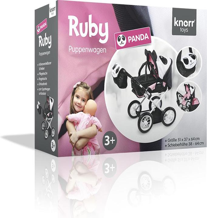 Immagine prodotto Knorrtoys Carrozzina per bambole Ruby - "Panda