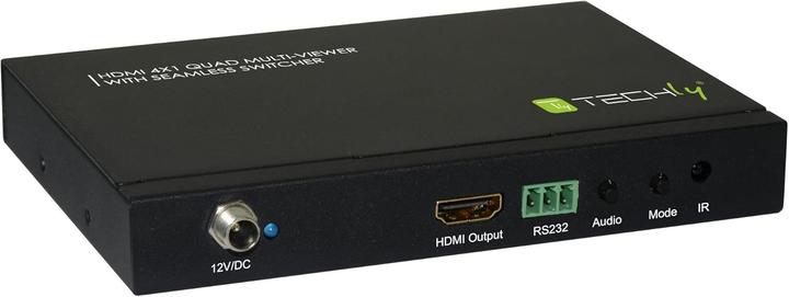 Actual product image Techly HDMI Switch 4X1 Quad Multi-Viewer